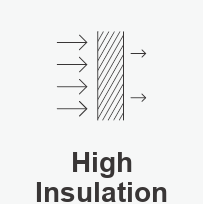 High Thermal Insulation
